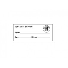 Specialist Service Stamp - Alpha Romeo